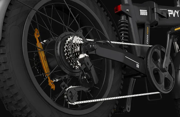 PVY TURBO – 250W Fat Tyre Hill Climb Beast