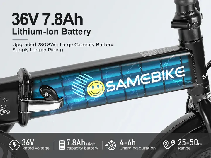 YINYU14 250W Compact Folding E-Bike_1